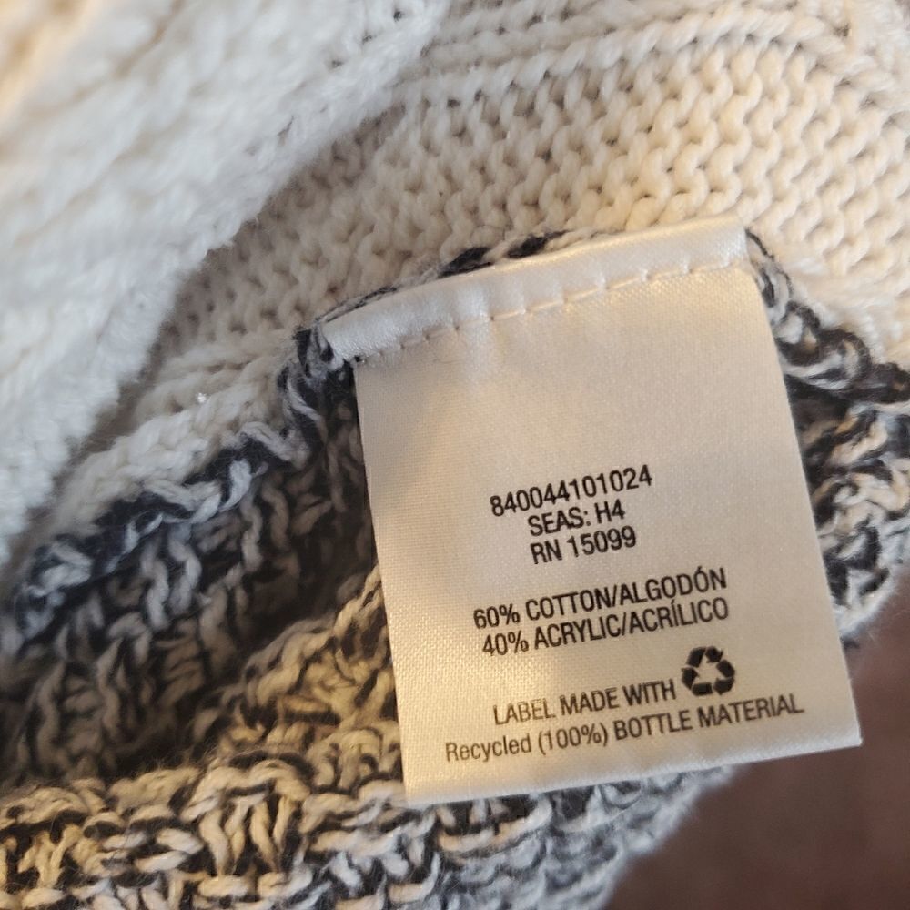 Metaphor Gray Color Block Sweater L - Picture 7 of 8